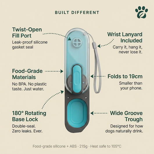 AquaPaw Foldable Pet Water Dispenser
