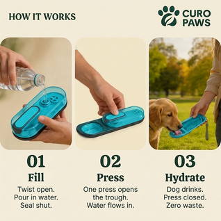 AquaPaw Foldable Pet Water Dispenser